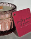 Jewel Candle- Sultry Rose & Plum