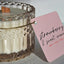 Jewel Candle- Strawberry & Sweet Cream