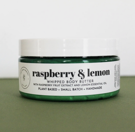 raspberry & lemon whipped body butter- 8 oz